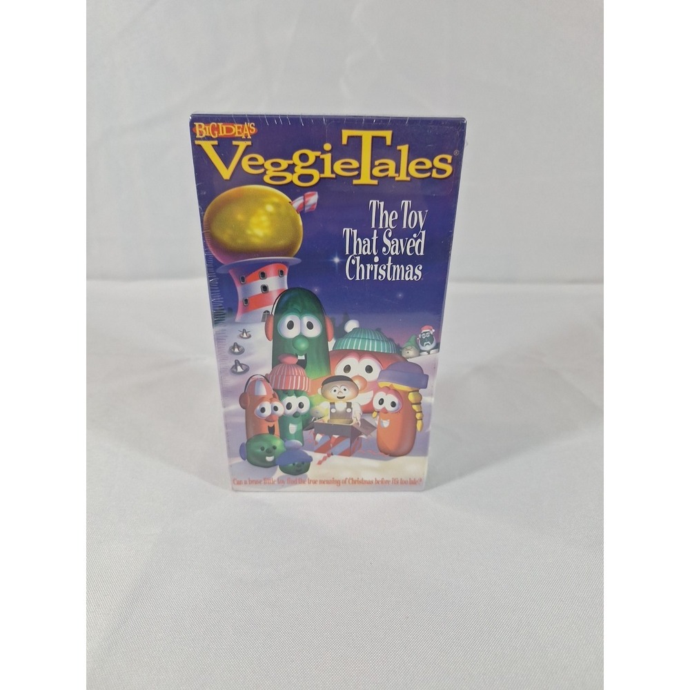 VEGGIETALES - THE TOY THAT SAVED CHRISTMAS VHS [NEW SEALED]